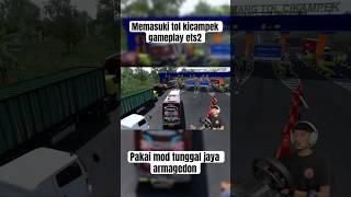 Gerbang tol cikampek real sekali #ets2indonesia #ets2 #bussid #bussimulator #gamesimulator