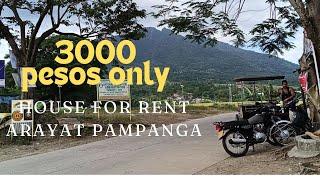 51 USD House For Rent Tour  In Arayat Pampanga 3,000 Pesos Per Month