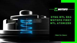 Wotofo Newest MTL Atomizer, STNG MTL RDA