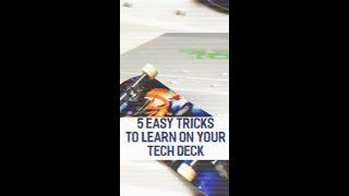 How To Do 5 Easy Tricks on a Fingerboard