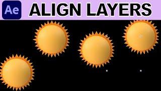 Effortless Layer Alignment in Adobe After Effects |  Align Panel Tutorial