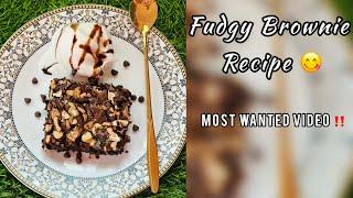 Fudgy Brownie Recipe| Most Wanted Video ‼️ | Pondy Couple ‍️‍ | Sennilaa_Sudhaharan