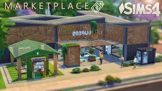  MarketPlace | Cafeteria  (noCC) THE SIMS 4 | Stop Motion