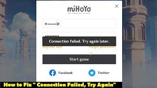 HOW TO FIX "Connection Failed, Try Again" | Genshin Impact
