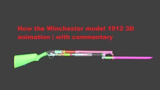 How the Winchester model 1912 3D animation | with commentary