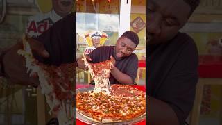 I Ate The BIGGEST 24 Inches Pizza  ever Made in Ghana at Admiral’s Pizza and Ice Cream, Accra