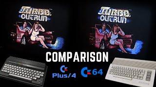 Turbo Outrun (2024): Commodore 64 vs Commodore Plus/4 real Hardware Showdown C64 Plus4