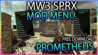  [MW3/1.24] BEST FREE SPRX MOD MENU "PROMETHEUS" (PRE GAME, NON HOST) + FREE DOWNLOAD 