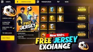 Free Jersey Exchange Event Free Fire || New Event Free Fire Bangladesh Server || Free Fire New Event