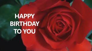 Delightful Happy Birthday Video Card - With dancing flowers