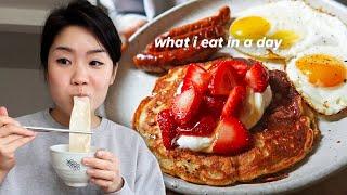 what i eat in a day (back from asia! + viral noodles from japan)