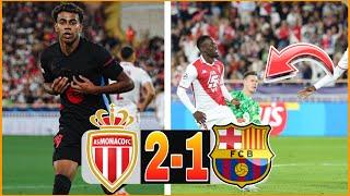 BARÇA 1-2 MONACO TER STEGEN LA HONTE ! LAMINE YAMAL ME FAIT DE LA PEINE..