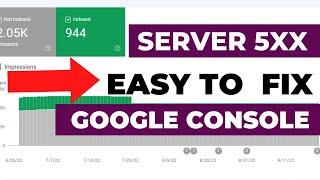 How To Fix " Server error (5xx) " into Your Google Search Console