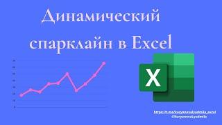 Динамический спарклайн в Excel (dynamic sparkline in Excel)