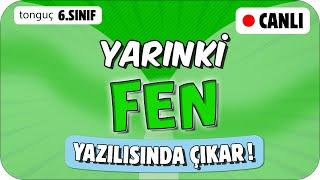 YARINKİ FEN SINAVINDA ÇIKAR!  6. SINIF #2025