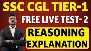 ALL INDIA LIVE TEST 2 REASONING PART EXPLANATION || BY KALYAN SIR || EVERESTCOACHING POINT
