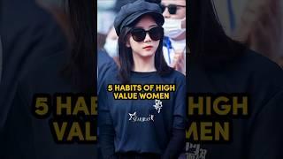 Habits of high value women ️#starbean #motivation #highvalueman #sigmarule