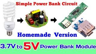 Power Bank Module|DIY Power Bank Circuit|How to Make a Power Bank Circuit at Home|Homemade PowerBank