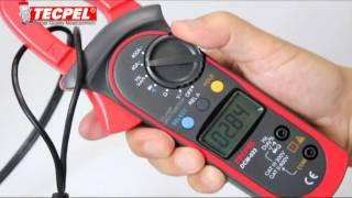 TECPEL, 如何使用鉤錶來量測電流? 鉤表示範教學 Current clamp meter