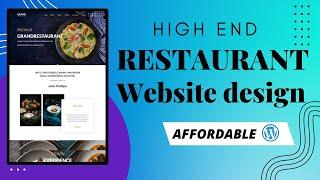 how to design a website for a high end restaurant | Smarting Goods