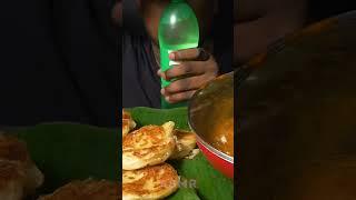 ASMR PAROTTA WITH CHICKEN BUTTER MASALA | MUKBANG | FOODIES ASMR