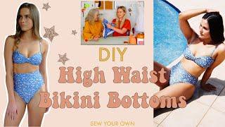 DIY bikini bottom sewing tutorial | easy | no serger required