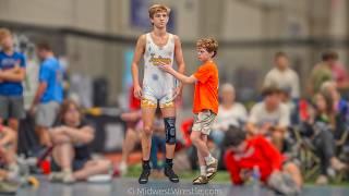 132 – George Dennis {G} of Indiana Outlaws Black vs. Henry Faurote {R} of Warrior RTC 1 IN