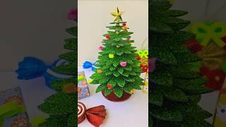 Make your own christmas tree #diy #christmas #tree #craft #craftchutney2 #youtubeshorts #kids