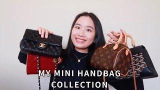 MY MINI HANDBAG COLLECTION | LV SPEEDY NANO | GOYARD MINI SAIGON | CHANEL MINI | LADY DIOR MINI