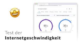 Internet Speed Test mit Google – Internetgeschwindigkeit messen