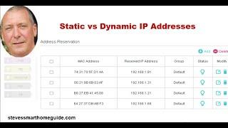 Static vs Dynamic IP Addresses - Beginners Guide