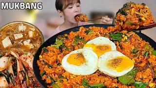 Bibimbap is the best for Korean food! Add herbs, tuna bibimbap, cheonggukjang, kimchi mukbang