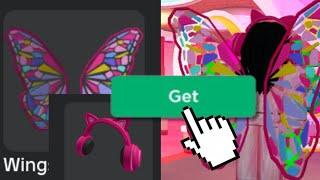 FREE ITEMS! | HOW TO GET THE Pink Cat Ear Headphones & Wings