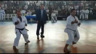 HANGETSU: (Meia-Lua) MESTRE Y. SASAKI, SENSEI ALISON BATISTA E SENSEI WALACE RODRIGUES