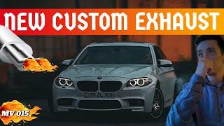 015 | CUSTOM EXHAUST on BMW F10 535i | NEW ZLOY SOUND  