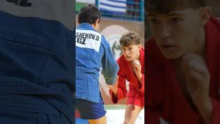 Daniel SHARSHENOV (KGZ) was unstoppable in the match against Eliott FEYS (FIAS 3)