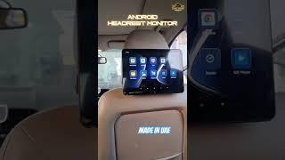 ANDROID HEADREST MONITOR FOR CAR #androidscreen #headrest #monitor #video #entertainment #usbconnect