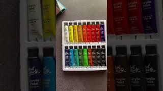 Mont Marte Acrylic Paint 18 Shades | #shorts #montmarte #acrylicpaint