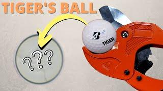 WHAT'S INSIDE A TIGER WOODS BRIDGESTONE GOLF BALL? #Shorts