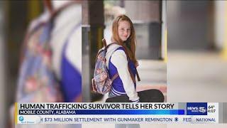 Human trafficking survivor tells her story