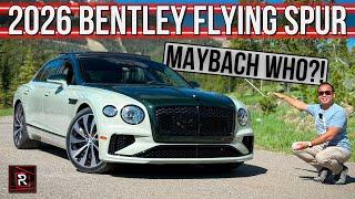 The 2026 Bentley Flying Spur Is An Ultra Luxurious Electrified Sedan With Uber Quick Reflexes