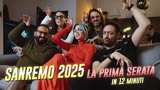 LA PRIMA SERATA DI SANREMO 2025 in 12 Minuti con Rose Villain, Gaia, Matto Varini e i PanPers