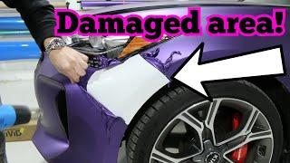 Car Accident VS Vinyl Wrap