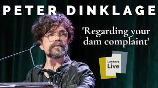 Peter Dinklage reads a very funny letter in defence of beavers