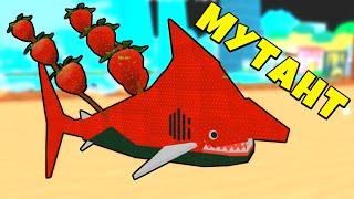 ЭВОЛЮЦИЯ КЛУБНИЧНОЙ АКУЛЫ ▶ Shark Evolution Simulator Roblox