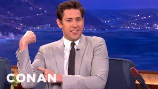 John Krasinski Didn't Think He'd Get A Second Date With Emily Blunt | CONAN on TBS