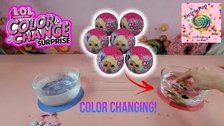 LOL Surprise Color Change Unboxing | What Color Will They Change? | LOL Surprise Color Change Dolls