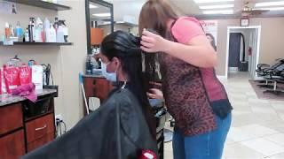 Liscio Japanese Hair Straightening process *Start to Finish* PT. 1