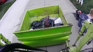 Garbage Truck GoPro: Manual Trash with a Massive Bucket