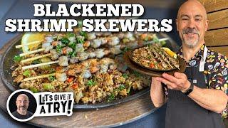 Blackened Shrimp Skewers with Cajun Rice | Blackstone Griddles